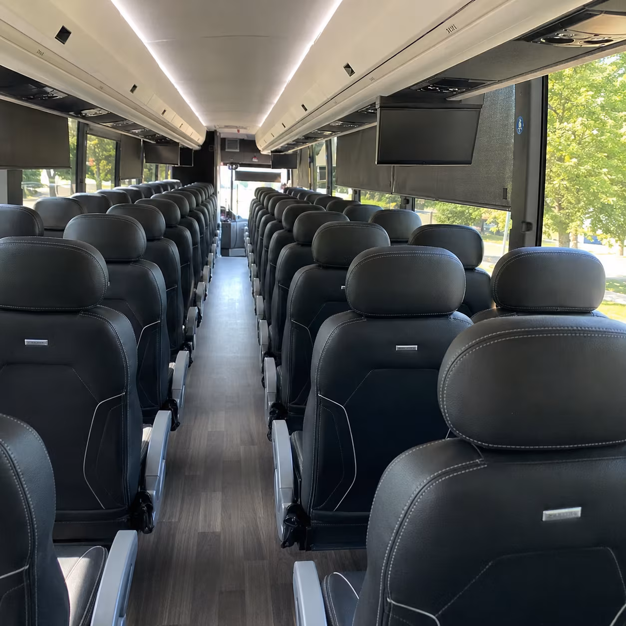 rialto charter bus services inside